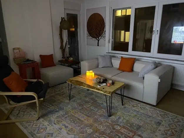 Soft Modular Sofa 2 Modules and ottoman Reference 4