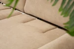 The Thalia Sofa combines organic, rounded lines with the rich texture of premium fabric. A bold piece that brings modern warmth to any living room.