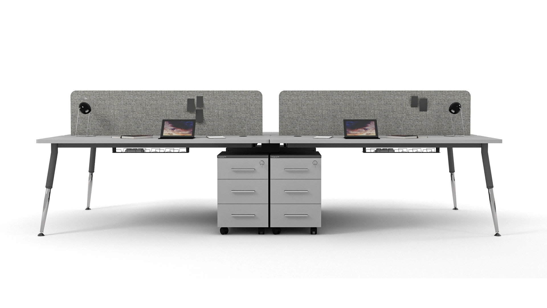 Valor Four-Unit 4L Cabinet Workstation Valor Four-Unit 4L Cabinet Workstation - Image 1