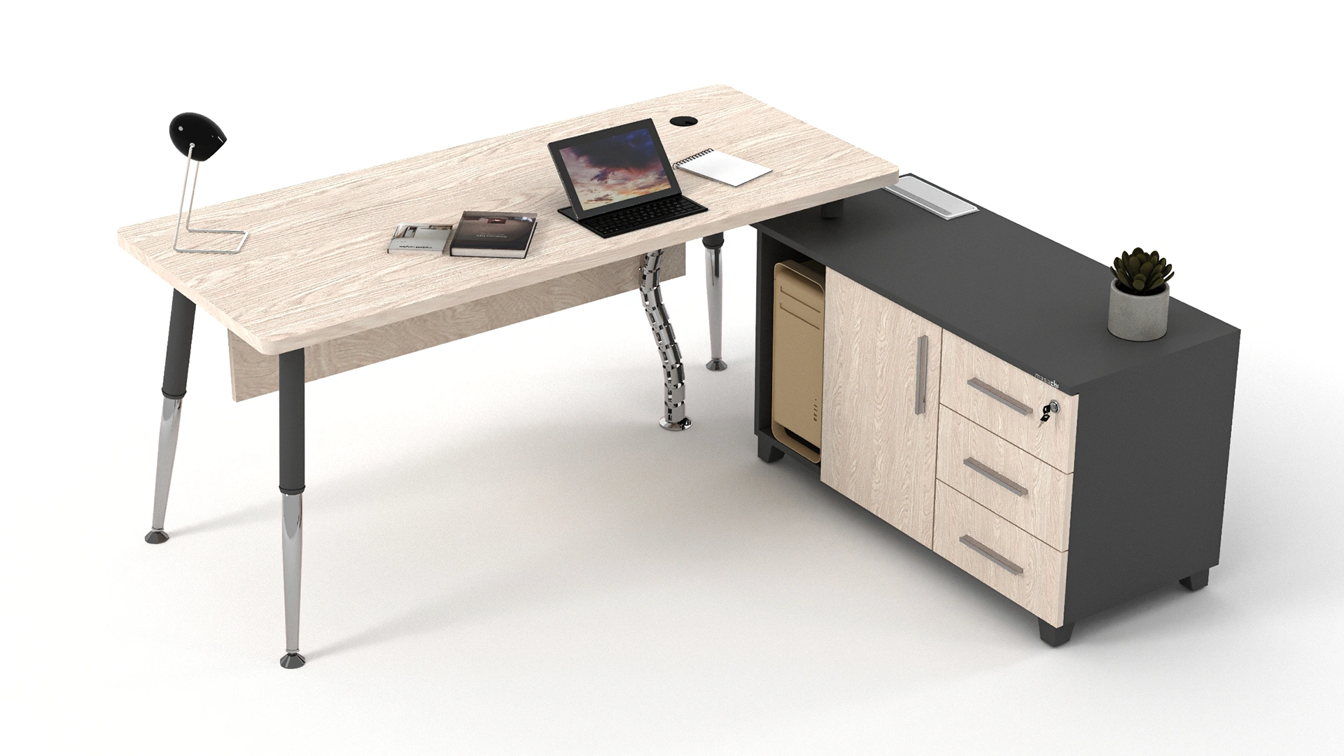Valor Triple Cabinet Workstation Valor Triple Cabinet Workstation - Image 1