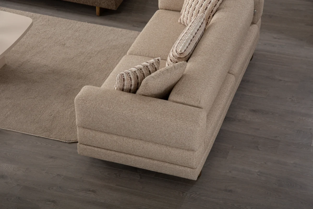 The Vento Sofa is the centerpiece of the Vento collection, designed to add a natural and elegant touch to contemporary interiors. Its spacious, deep seating and soft armrests offer an unparalleled relaxation experience.