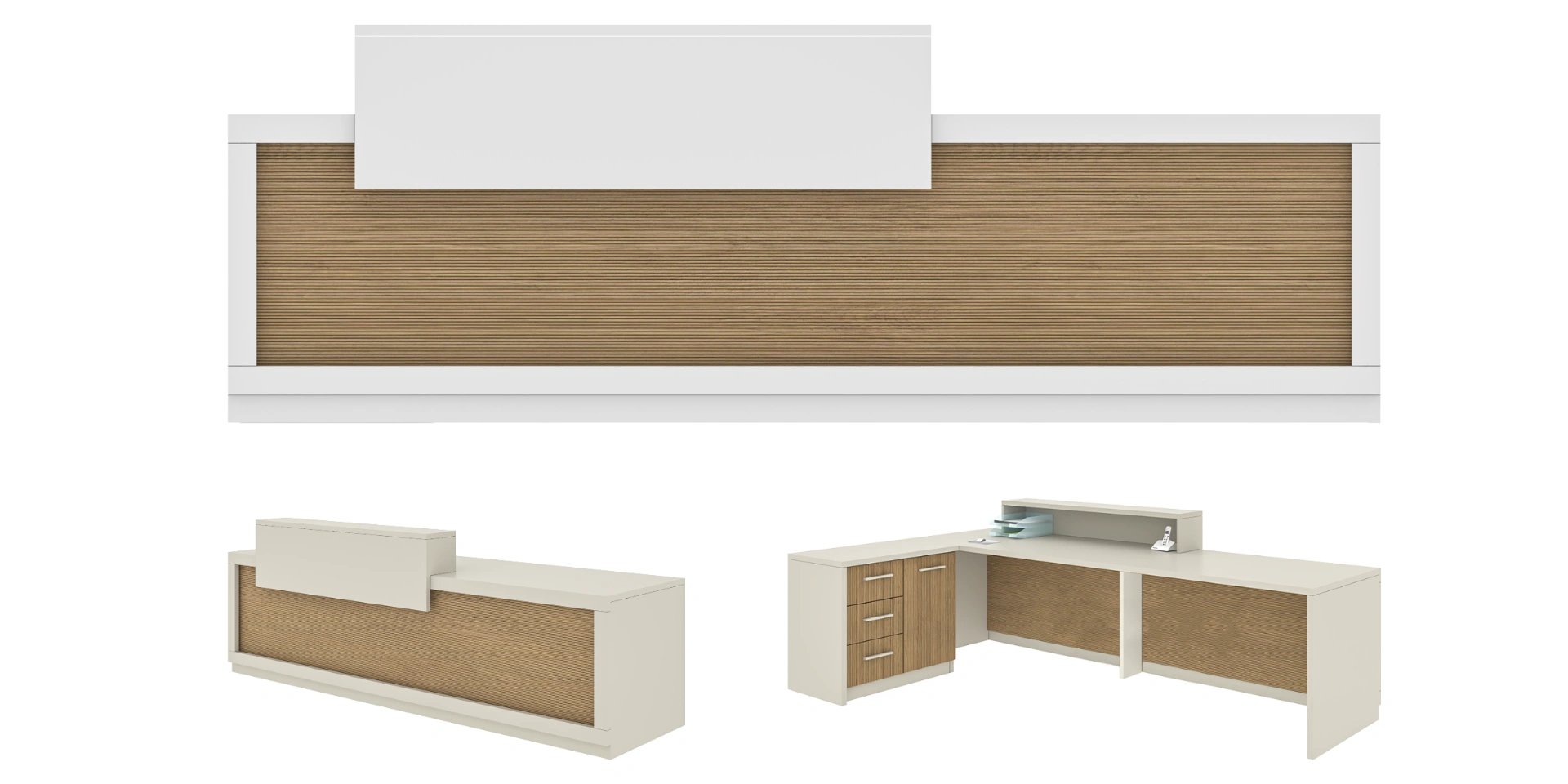 Veyra Reception Desk SofaTurkey Modern Office Furniture 1 Veyra Reception Desk - Image 1