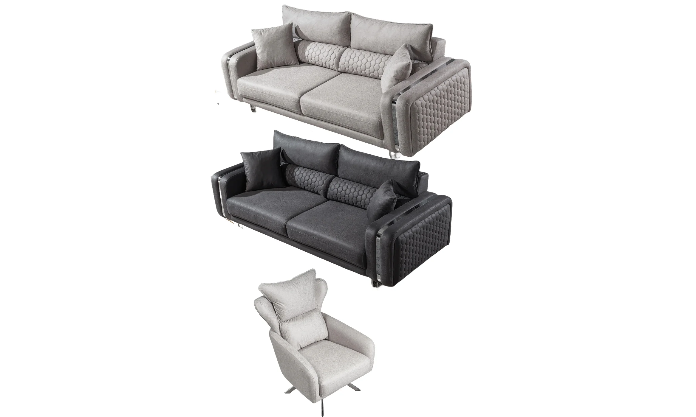 Virginia Sofa Set - Modern Contemporary Style 22 Virginia Sofa Set - Image 1