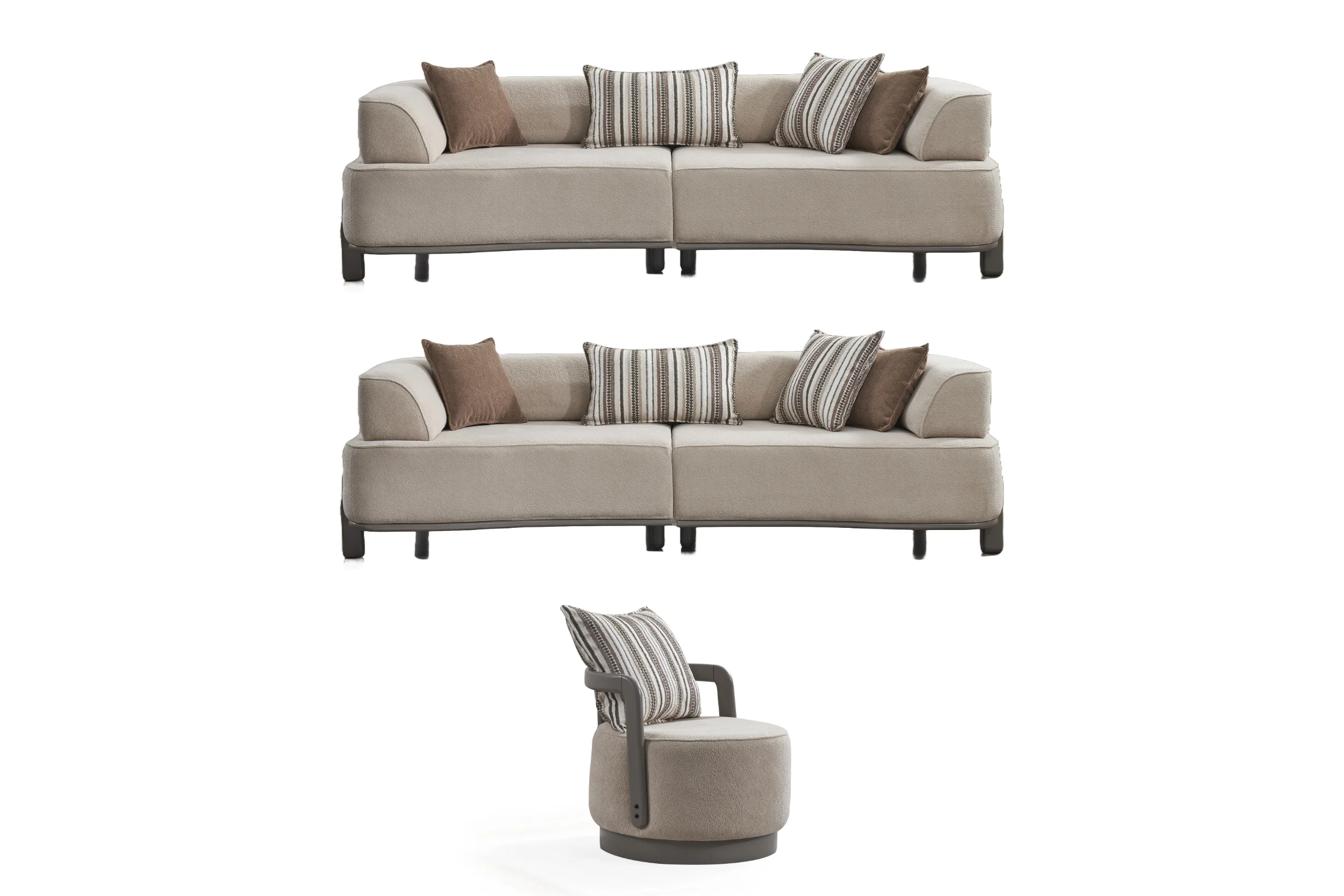 Vision Sofa Set - SofaTurkey (2) Vision Sofa Set - Image 1