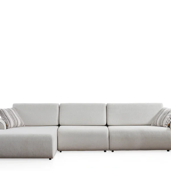 The Vogue Corner Sofa Set combines high-fashion aesthetics with ultimate seating comfort. With its trendy fabric and modular versatility, it creates the perfect focal point for modern European homes.