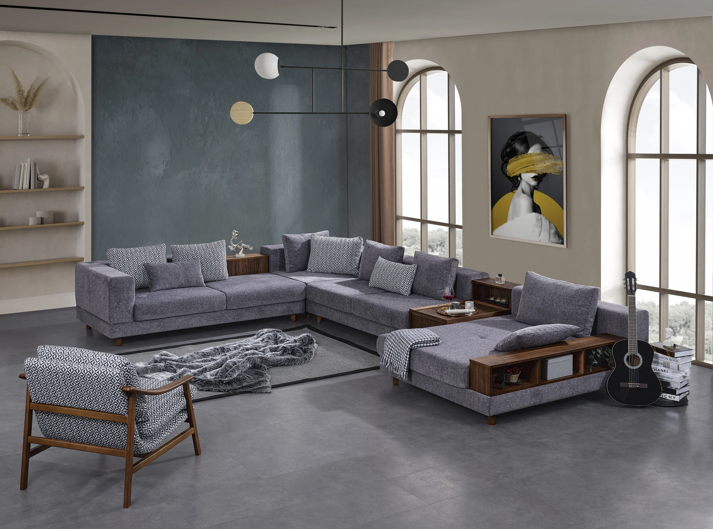 Zana Corner Sofa - SofaTurkey Zana Corner Sofa - Image 1