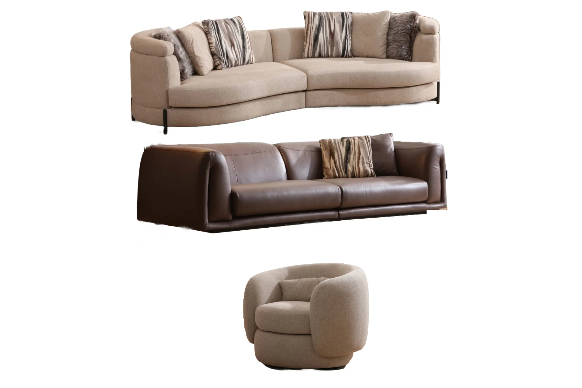 lisbon-sofa-set-4-3-1-sofaturkey-2 Lisbon Sofa Set - Image 1