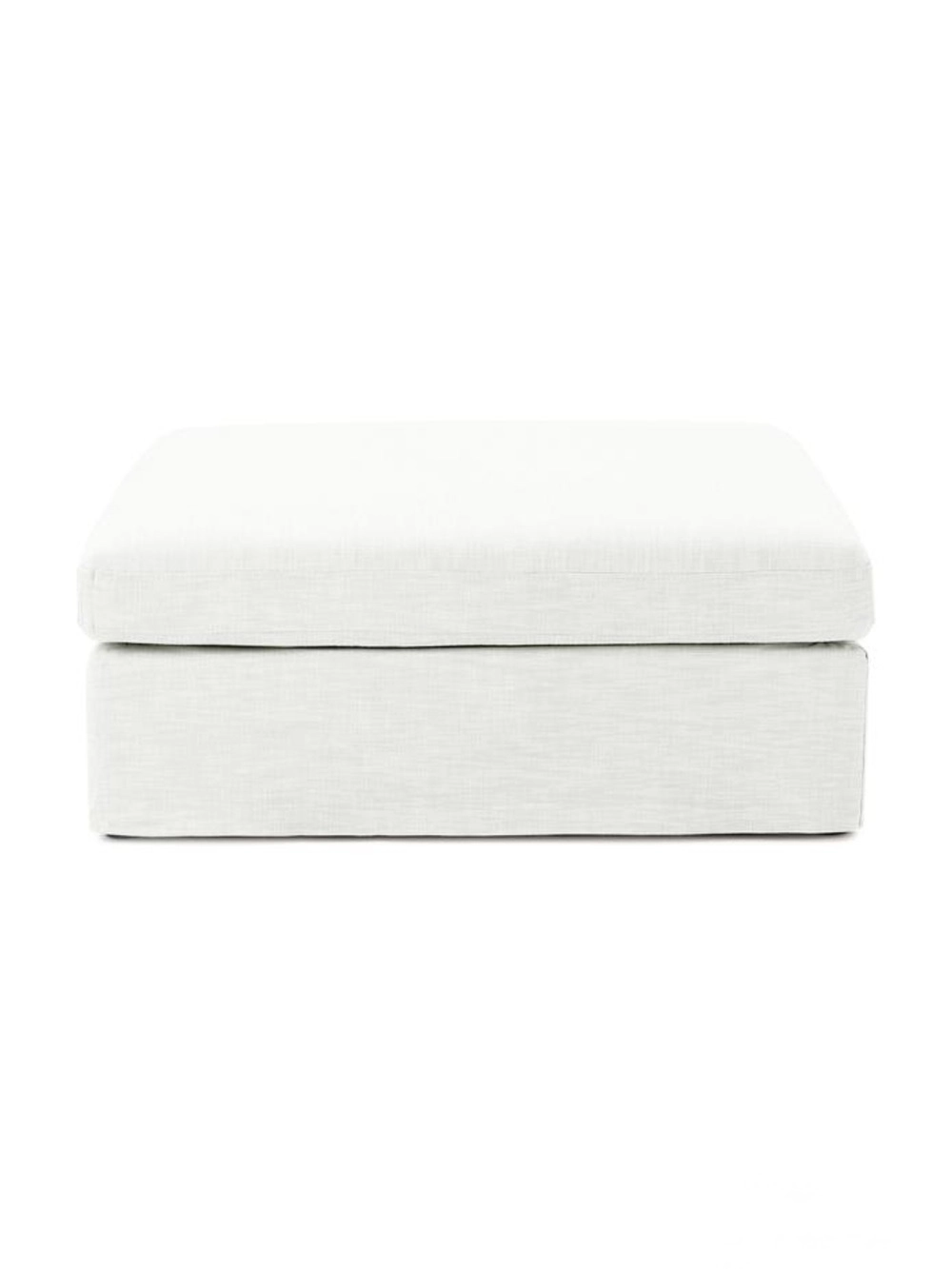siesta-pro-ottoman-off-white-linen-feather Siesta Pro Ottoman - Image 1