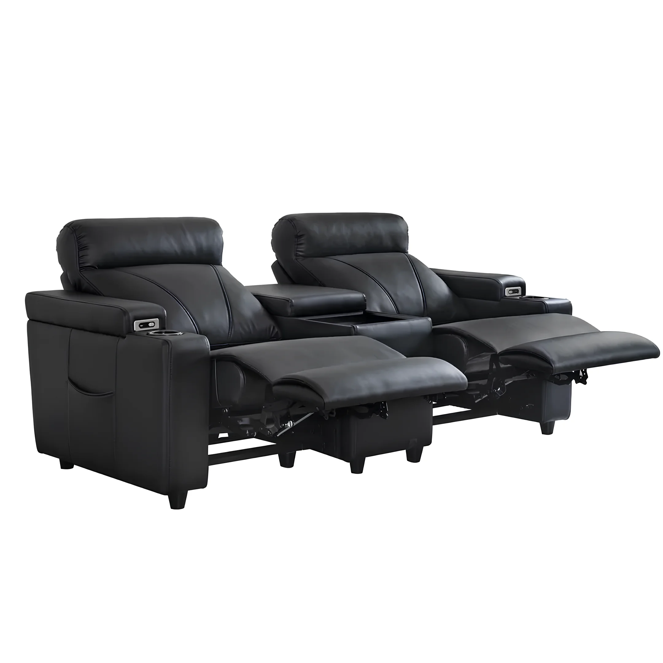 zero-double-reclining-sofa-for-home-theater-seating-cupholder-usb-electric9 zero double reclining sofa