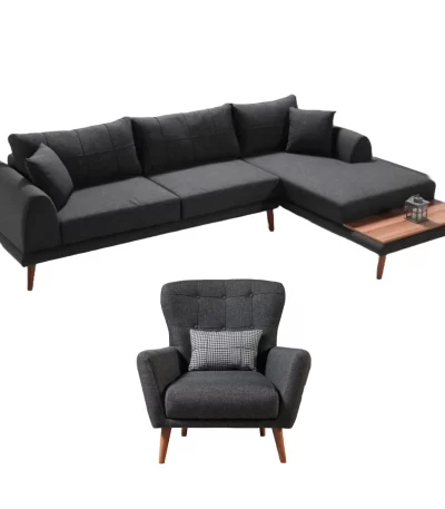 Retro Corner Set With Armchair