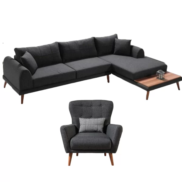 Retro Corner Set With Armchair