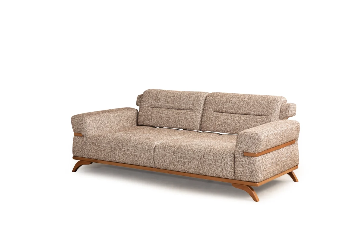 The Aero Sofa is a prime example of modern minimalist design. With its high-quality textured upholstery and frame, it offers unparalleled comfort and style for your living space.