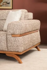 The Aero Sofa is a prime example of modern minimalist design. With its high-quality textured upholstery and frame, it offers unparalleled comfort and style for your living space.