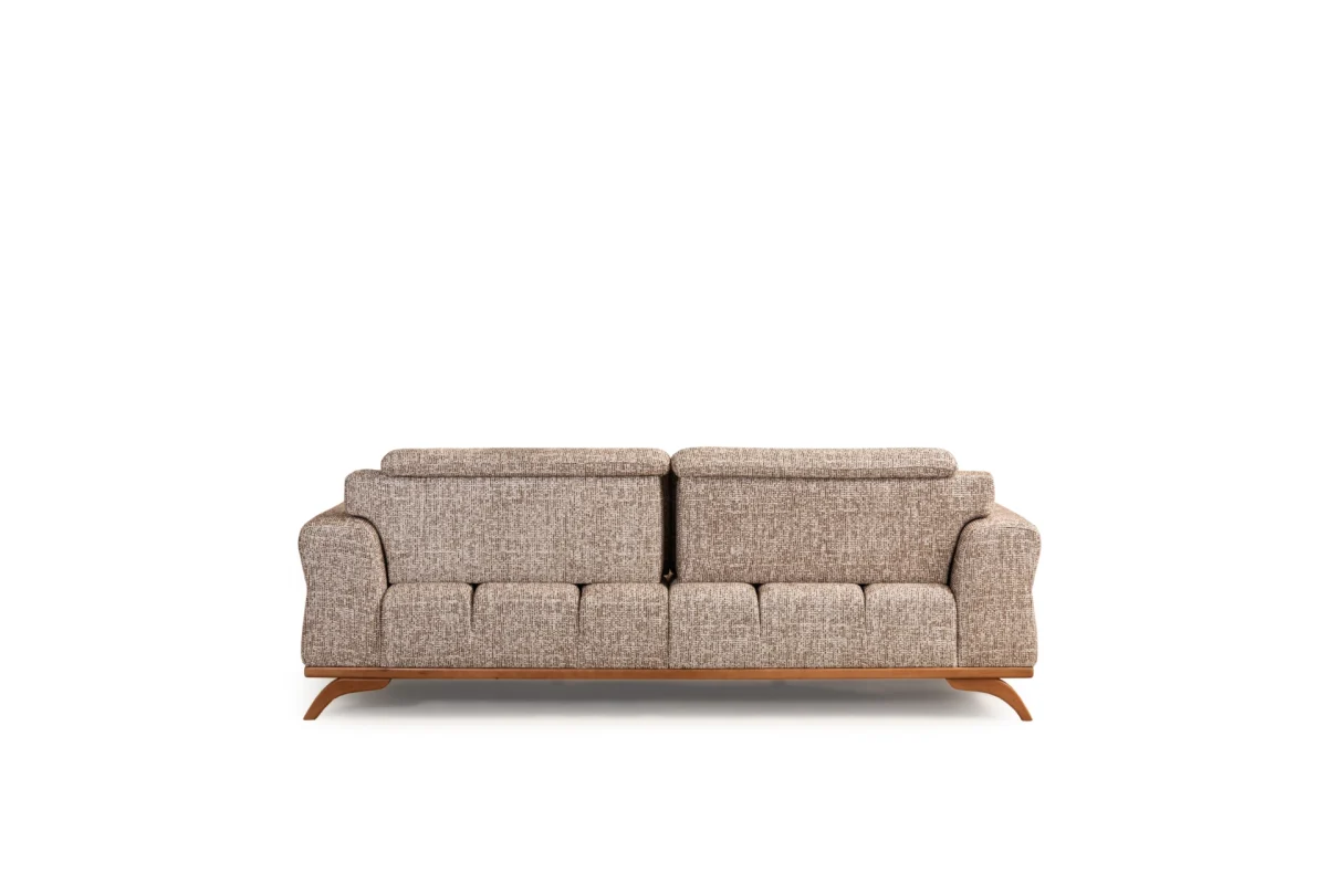 The Aero Sofa is a prime example of modern minimalist design. With its high-quality textured upholstery and frame, it offers unparalleled comfort and style for your living space.