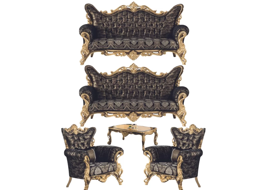 Agah Luxury Classic Sofa Set Avantgarde