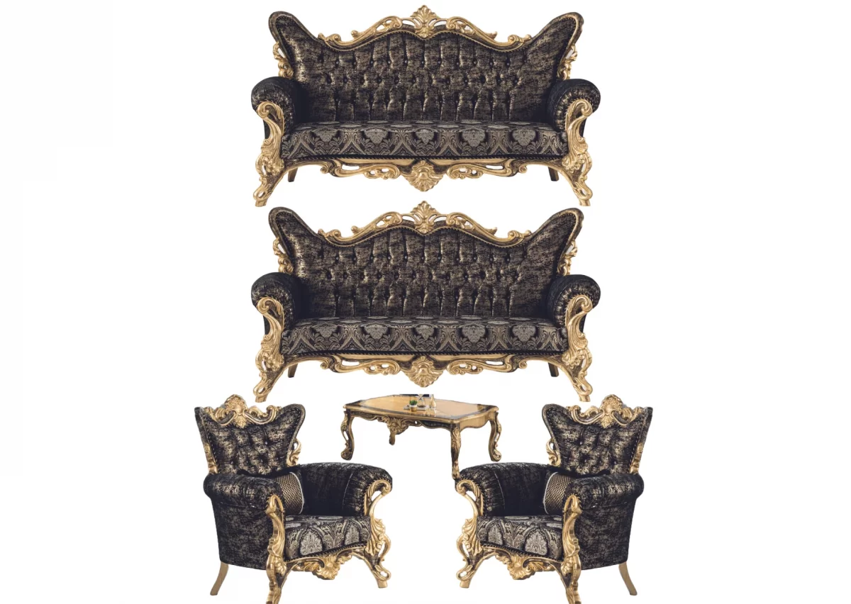 Agah Luxury Classic Sofa Set Avantgarde