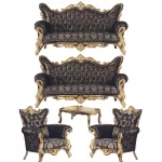 Agah Luxury Classic Sofa Set