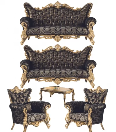 Agah Luxury Classic Sofa Set Avantgarde