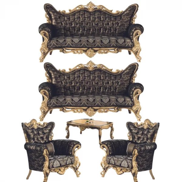 Agah Luxury Classic Sofa Set Avantgarde
