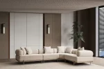 A masterpiece of modern furniture design showcasing elegant curves and perfectly suited for high-end European living spaces.