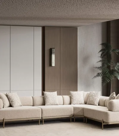 A masterpiece of modern furniture design showcasing elegant curves and perfectly suited for high-end European living spaces.