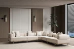 A masterpiece of modern furniture design showcasing elegant curves and perfectly suited for high-end European living spaces.