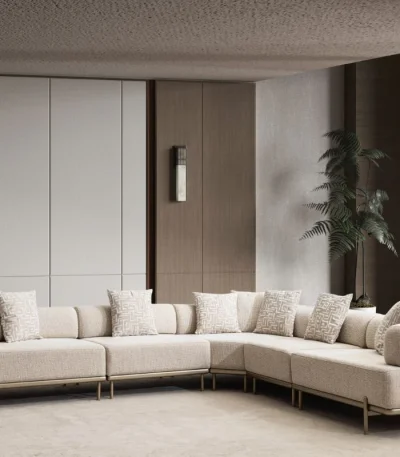 A masterpiece of modern furniture design showcasing elegant curves and perfectly suited for high-end European living spaces.