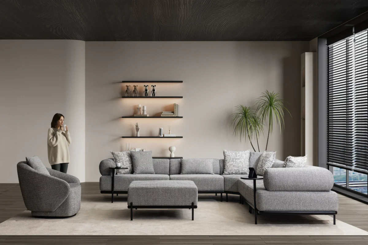 Alexia Corner Sofa 6 Modules - Image 3