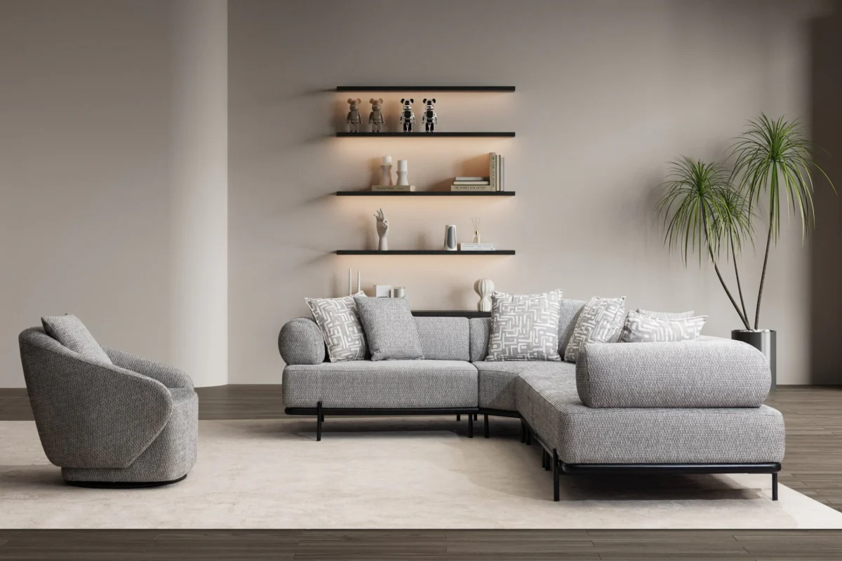 Aleksija ugaona sofa 3 modula - slika 7