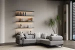 Aleksija ugaona sofa 3 modula
