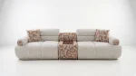 A meeting point of natural tones and unparalleled comfort. Bring a bohemian touch to your living space with the Aloha Sofa.