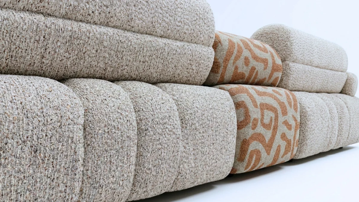 A meeting point of natural tones and unparalleled comfort. Bring a bohemian touch to your living space with the Aloha Sofa.