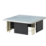 La table basse Alpha apporte une touche de luxe haut de gamme à votre salon. Avec sa surface remarquable et ses détails élégants, elle est conçue pour les espaces professionnels de prestige.