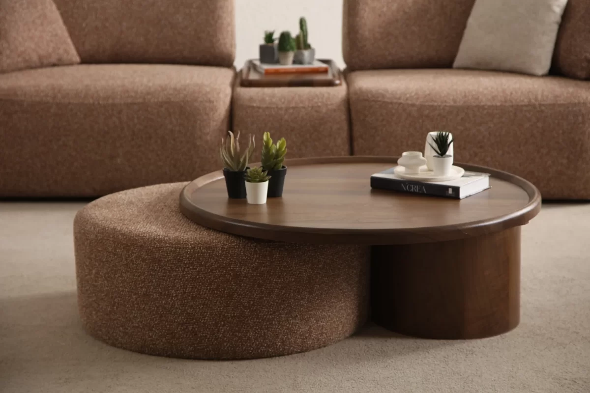 Alyna C. Table + Pouf Set (1B+1R+1S) - Image 1