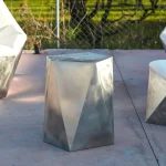 Axis Coffee Table - Stainless Steel