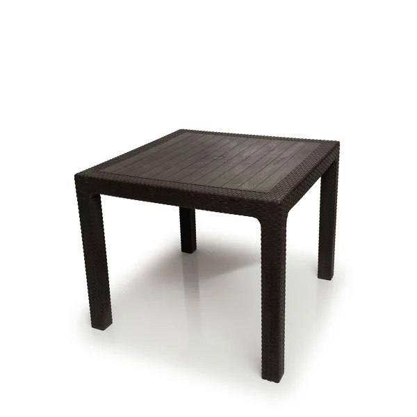 Stijlvolle, moderne en elegante tafel voor hotels, cafés en restaurants.