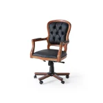 Izvršna stolica Beatris je savršen spoj neoklasične elegancije i moderne kancelarijske ergonomije.