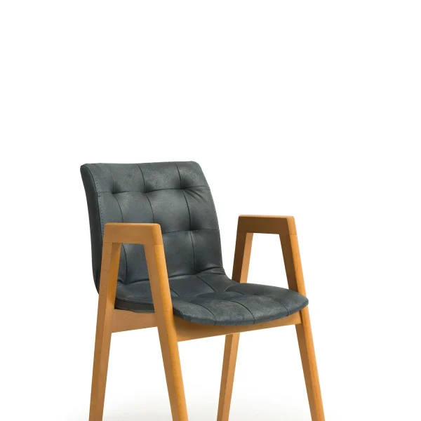 Stijlvolle, moderne en elegante stoel voor hotels, cafés en restaurants.