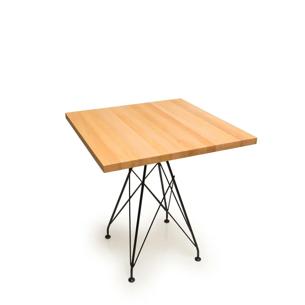 Stijlvolle, moderne en elegante tafel voor hotels, cafés en restaurants.