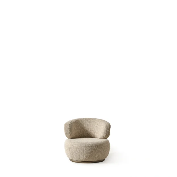 The Bolis Armchair redefines the modern living space. With its unique texture and fabric, it offers a sophisticated modular solution for contemporary European homes.