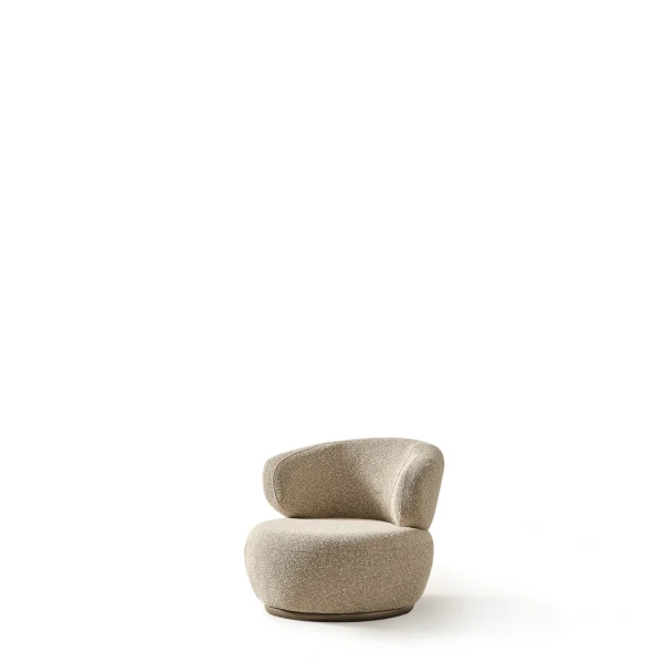 The Bolis Armchair redefines the modern living space. With its unique texture and fabric, it offers a sophisticated modular solution for contemporary European homes.