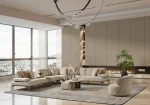The Bolis Corner Sofa Set redefines the modern living space. With its unique texture and fabric, it offers a sophisticated modular solution for contemporary European homes.