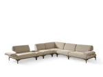 The Bolis Corner Sofa redefines the modern living space. With its unique texture and fabric, it offers a sophisticated modular solution for contemporary European homes.
