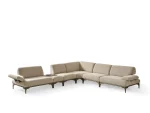 The Bolis Corner Sofa redefines the modern living space. With its unique texture and fabric, it offers a sophisticated modular solution for contemporary European homes.