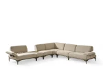 The Bolis Corner Sofa redefines the modern living space. With its unique texture and fabric, it offers a sophisticated modular solution for contemporary European homes.