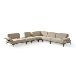 The Bolis Corner Sofa redefines the modern living space. With its unique texture and fabric, it offers a sophisticated modular solution for contemporary European homes.