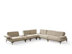 The Bolis Corner Sofa redefines the modern living space. With its unique texture and fabric, it offers a sophisticated modular solution for contemporary European homes.