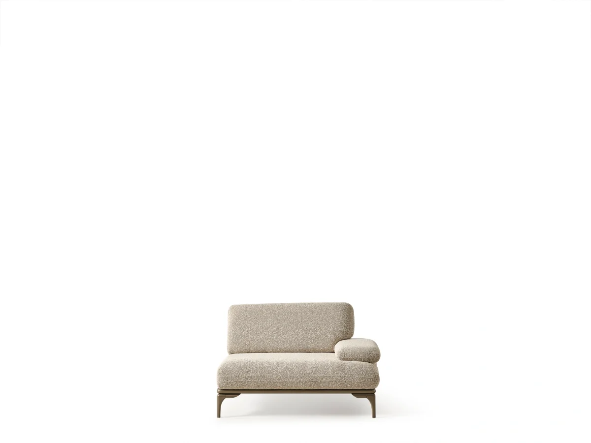 The Bolis Corner Sofa redefines the modern living space. With its unique texture and fabric, it offers a sophisticated modular solution for contemporary European homes.