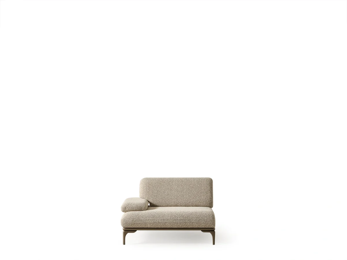 The Bolis Corner Sofa redefines the modern living space. With its unique texture and fabric, it offers a sophisticated modular solution for contemporary European homes.