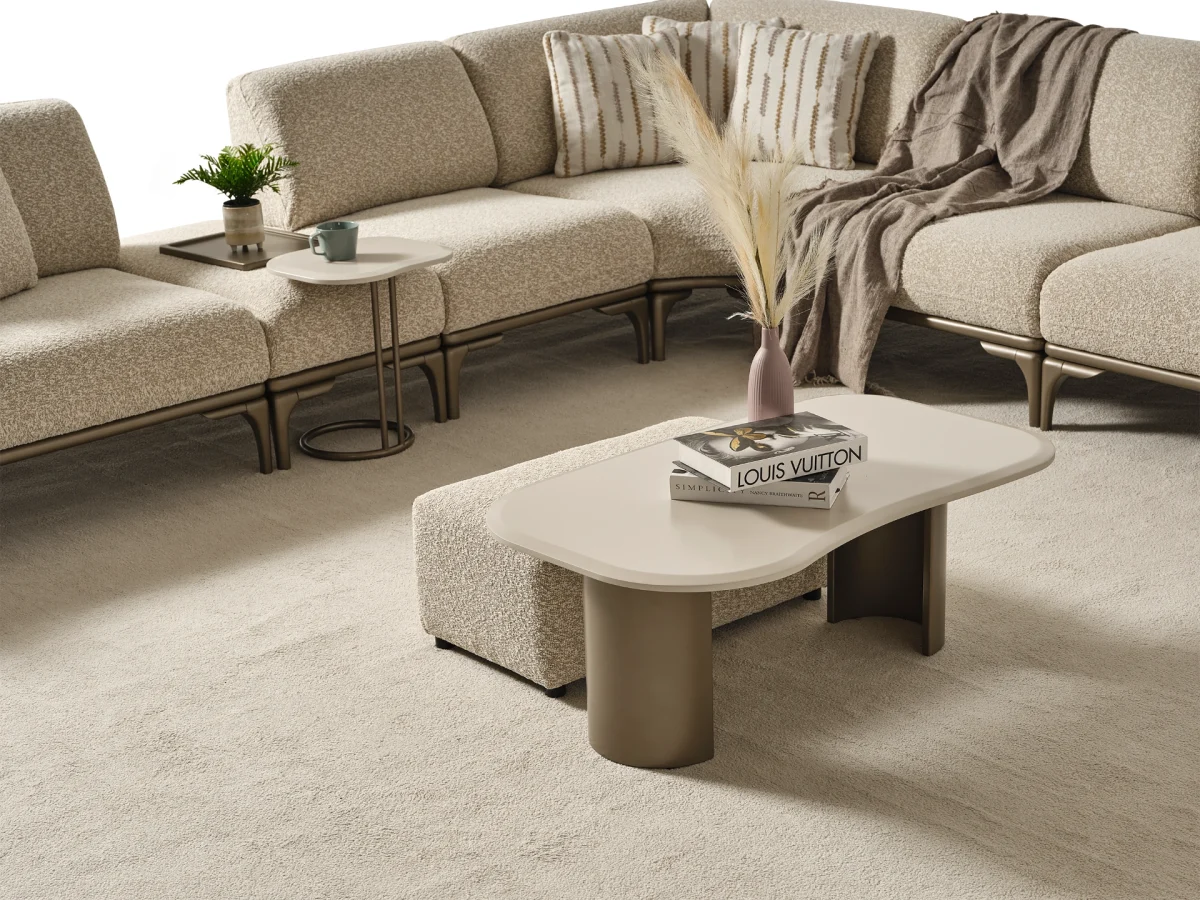 The Bolis Corner Sofa redefines the modern living space. With its unique texture and fabric, it offers a sophisticated modular solution for contemporary European homes.